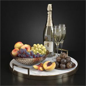 Champagne & fruits